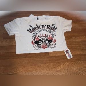 Rock N Roll crop top